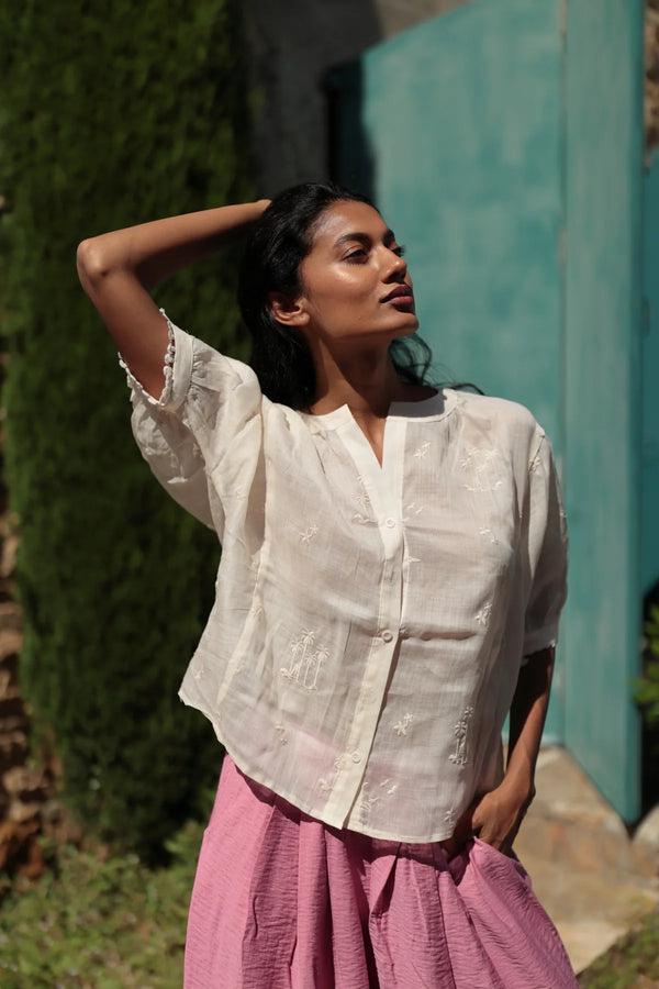 SHIRT IN SUSTAINABLE VEGETABLE FABRIC
