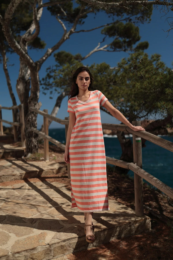 LONG STRIPED DRESS