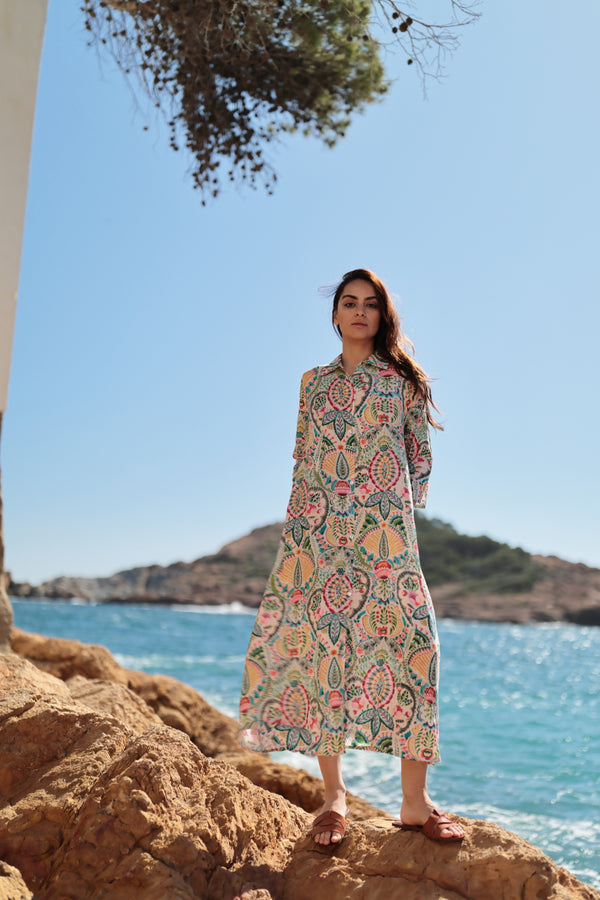LONG SHIRT DRESS