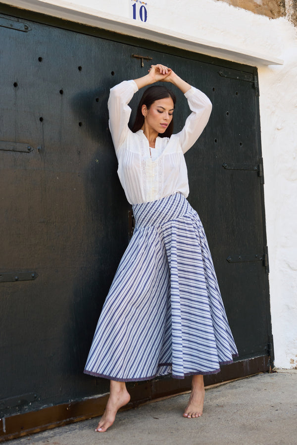 RAVELLO PRINT SKIRT PANTS
