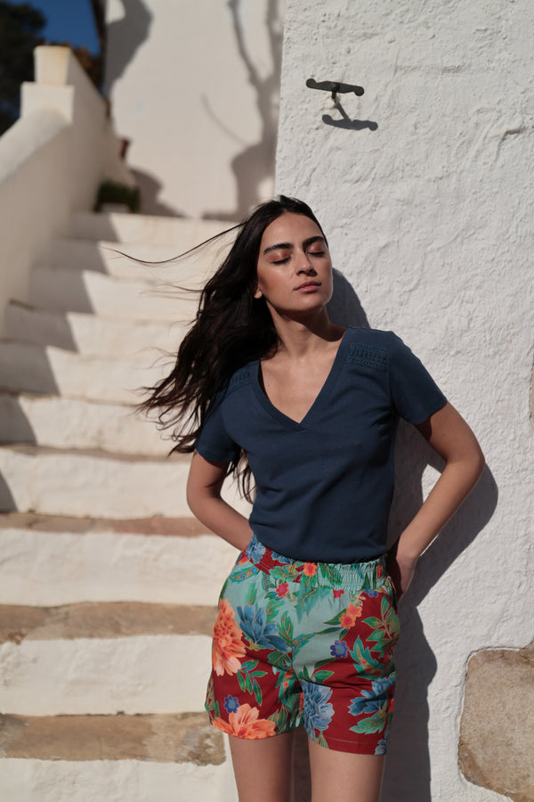 FLORAL SHORTS