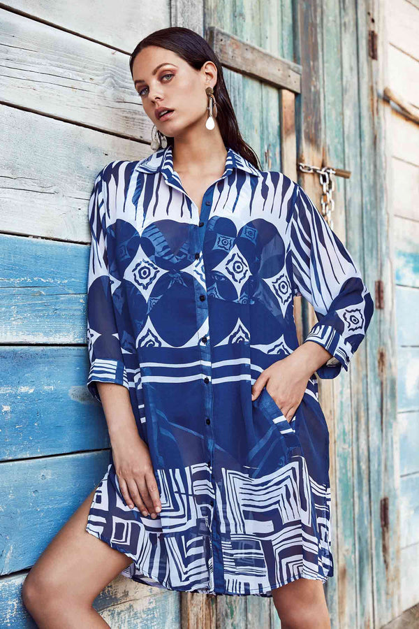 SHIRT DRESS WITH POCKETS ERA