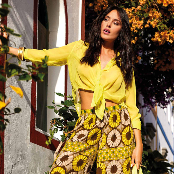 TRANSPARENT SHIRT AMBER