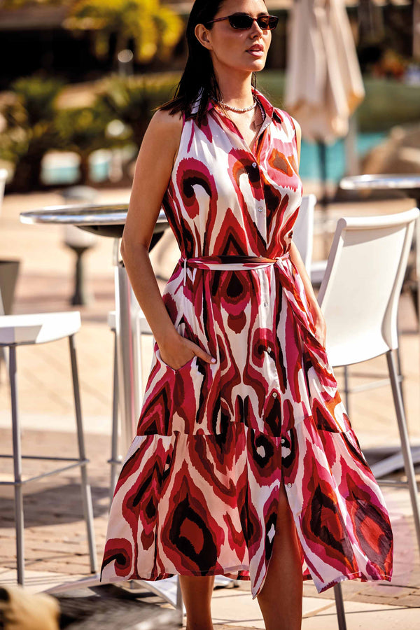 LONG SLEEVE SHIRT DRESS ANTEA