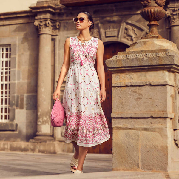 DENISE SLEEVELESS LONG DRESS