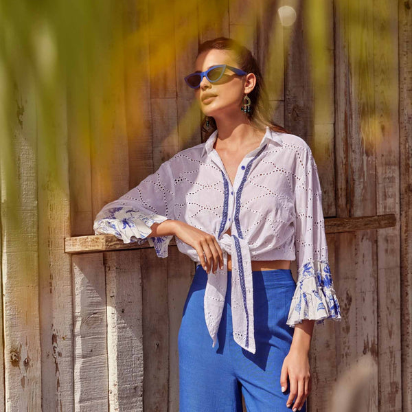 3/4 SLEEVE SHIRT IVY