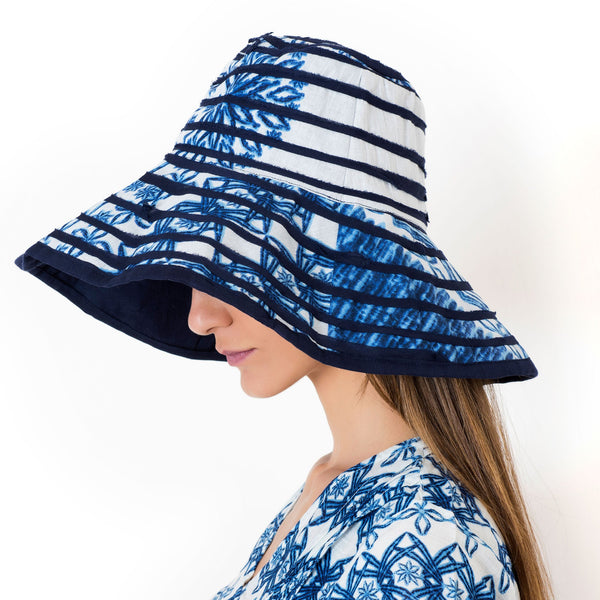 CAPPELLO A RIGHE MARINA