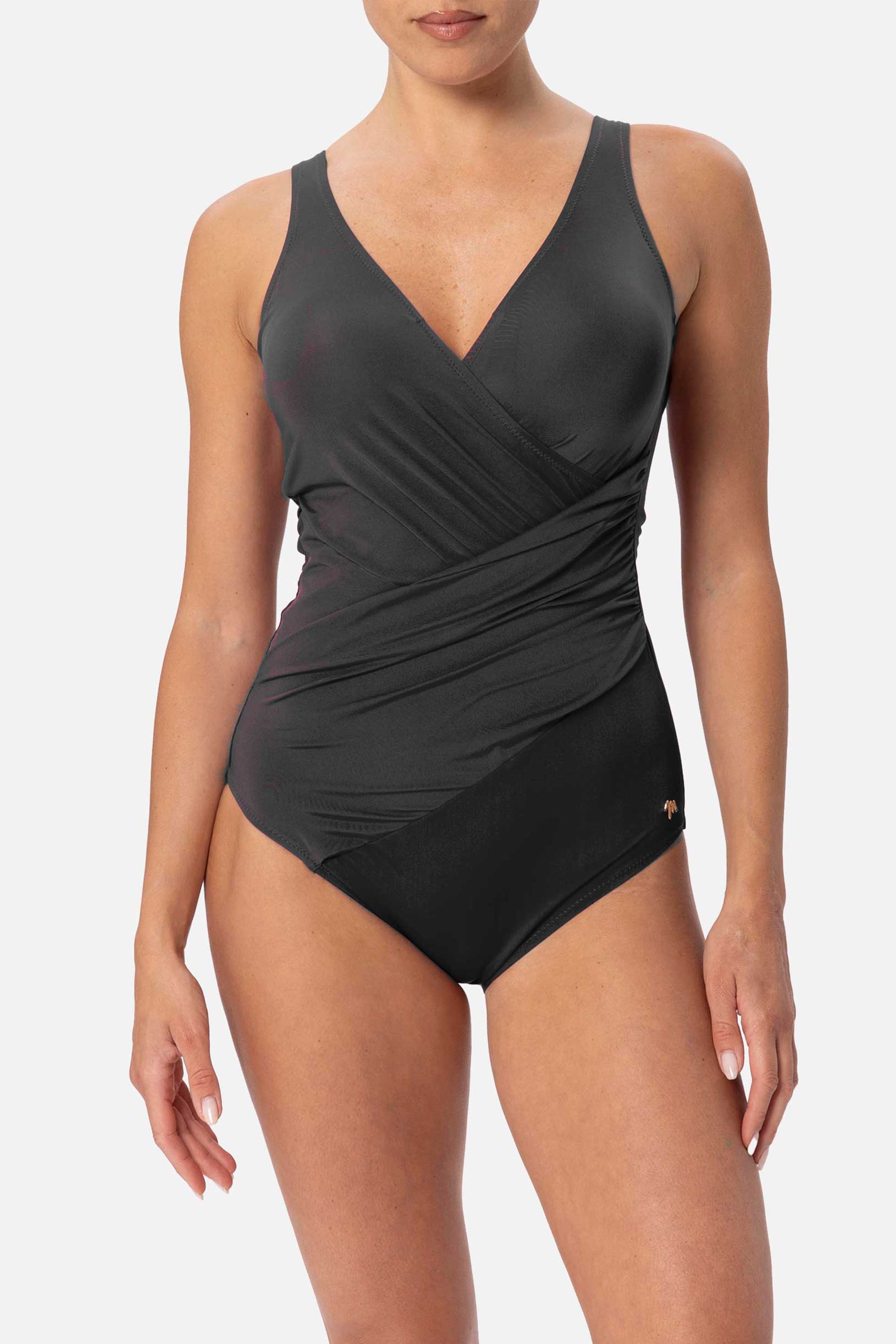 One piece swimsuit Mykonos Purple for Women by Miradonna – Moda