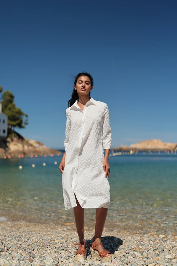 MIDI SHIRT DRESS