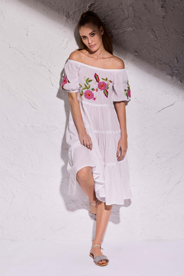 PAIGE PUFF SLEEVE DRESS