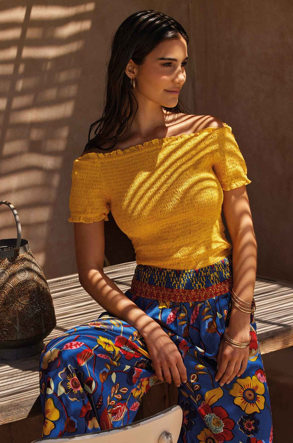 CAMY BOAT NECK CROP TOP
