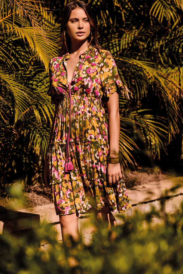 DRESS WITH RUFFLED EMILY