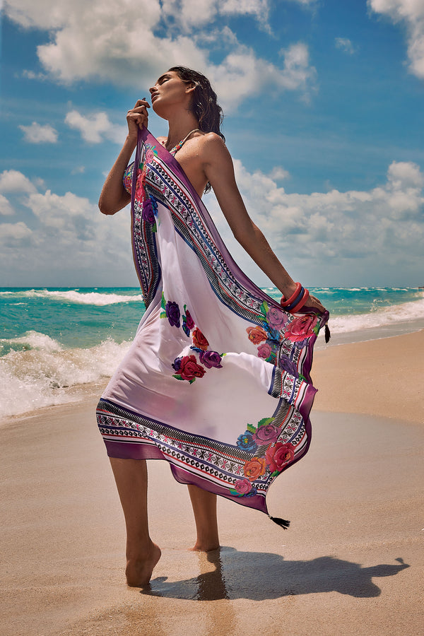 FOULARD PAREO PATTERN ETHNIC