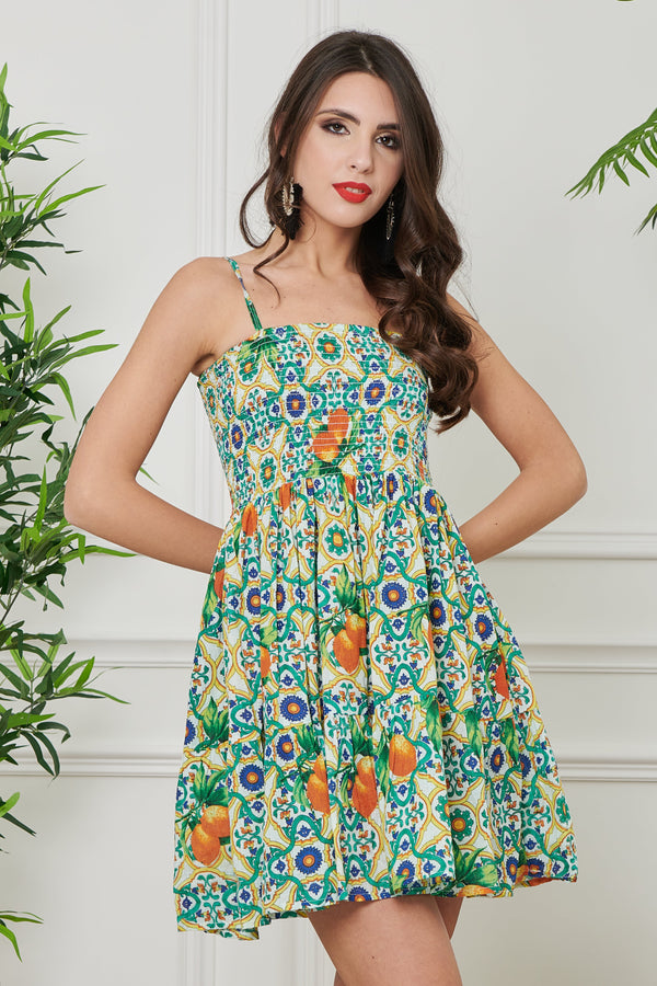 ELASTIC CORSET DRESS