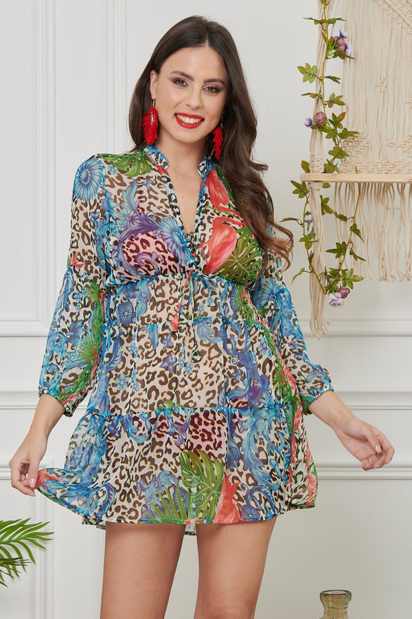 CHIFFON DRESS
