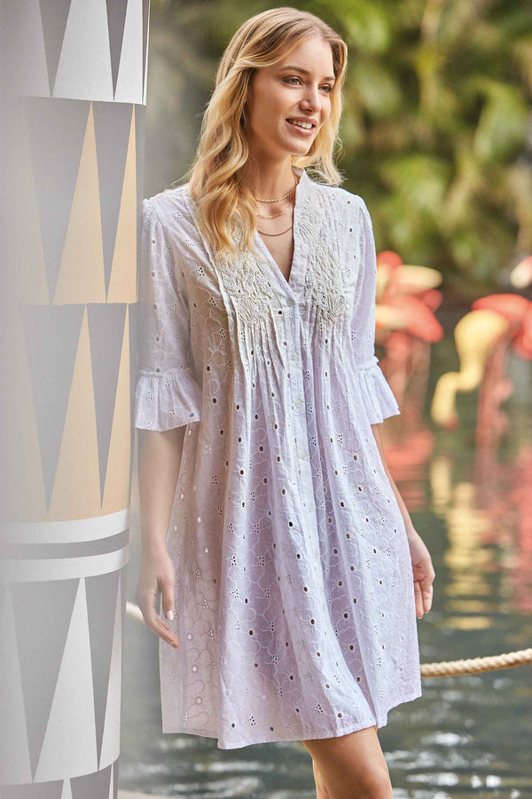 DRESS IN LACE SANGALLO