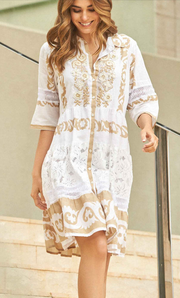 DRESS LACE E CONTRASTS