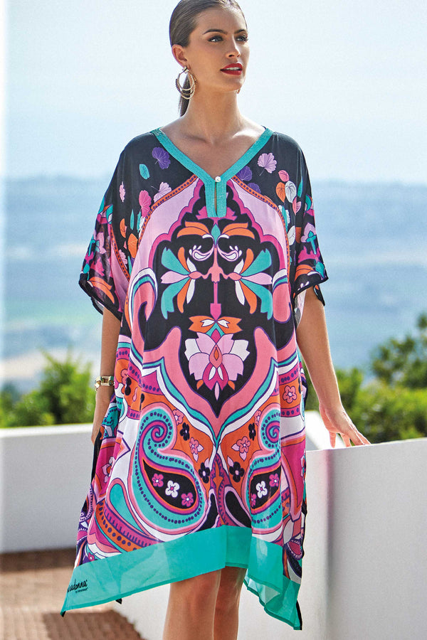 MULTICOLOR MAIOLICA PONCHO