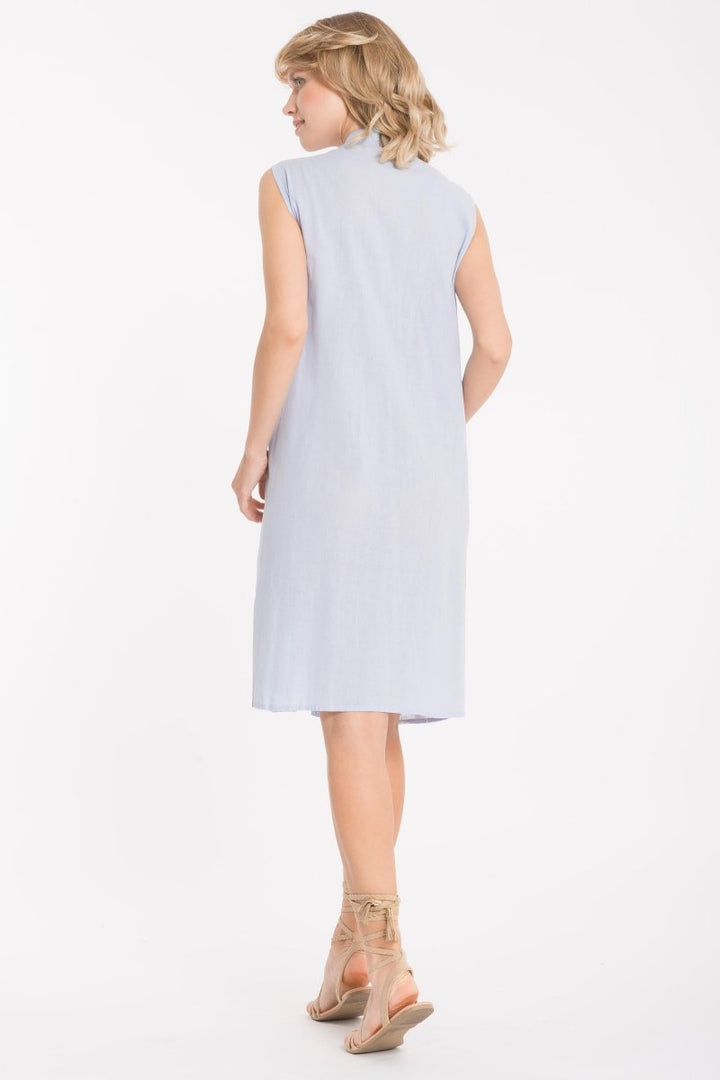 ABITO SMANICATO RICAMI- IC22-005 - #Moda Mare Positano#
