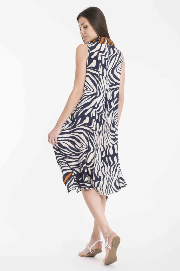 ABITO ZEBRATO- DB22-099 - #Moda Mare Positano#