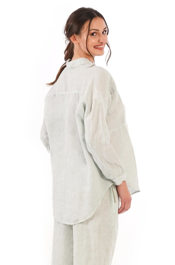 CAMICIA LINO- DB20-066 - #Moda Mare Positano#