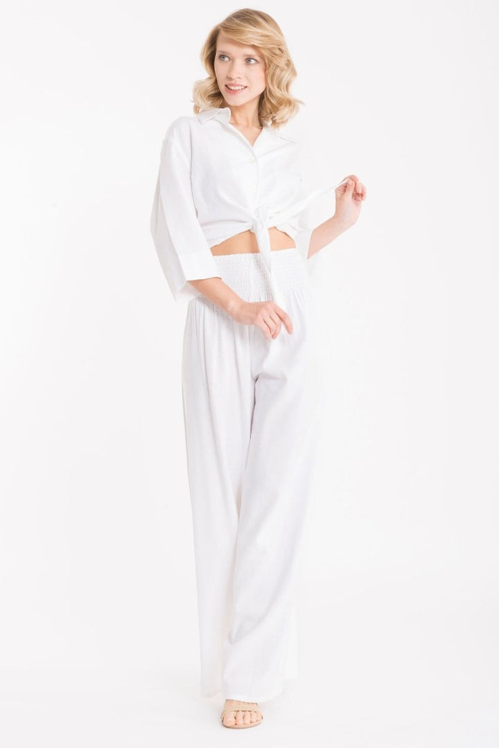 CAMICIA MISTO LINO- IC22-045 - #Moda Mare Positano#