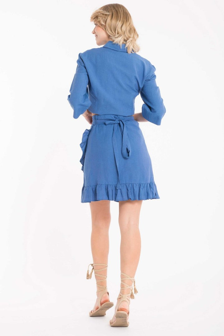 CAMICIA MISTO LINO- IC22-045 - #Moda Mare Positano#