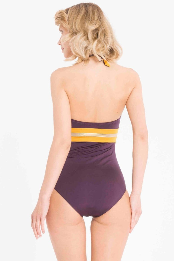 COSTUME PRUGNA- VI22-098 - #Moda Mare Positano#
